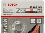 Šlifavimo diskas BOSCH, d=115 mm, vidutinio grubumo, lenktas