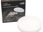 LED šviestuvas TOPE Rio, 15W, 3000/4000/6000K, 1358 lm, IP54, virštinkinis, apvalus, baltos sp., matmenys 220 x 50 mm, 6004000076