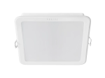 Montuojamas šviestuvas panelė PHILIPS Meson, įleidžiama, LED 12,5 W, 3000 K, 1200 lm, kvadratinė, baltos sp., 140 x 140 mm