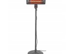 Infraraudonųjų spindulių šildytuvas EUROM Q-time 2000S, su stovu, 2kW, 470 x 500 x 2020 mm