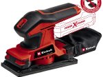 Akumuliatorinis vibracinis šlifuoklis EINHELL TC-OS 18/187 Li Solo, 18 V, naudojamo švirtinio popieriaus lapeliai 94x187 mm, be akumuliatorių ir kroviklio