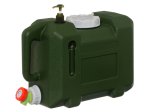 Plastikinis pastatomas praustuvas TARMO, 12 l, integruotas muilo dozatorius 