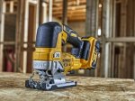 Akumuliatorinis siaurapjūklis DEWALT DCS334NT-XJ, 18 V, be akumuliatorių ir kroviklio, lagamine