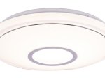 Lubinis LED šviestuvas GLOBO Connor Smart Light, 16W + 3W RGB, 230V, 1280lm, 3000/4000/6000K, pultas, dimer., laikmatis, atminties funkcija, 400x65 mm, 41386-16SH