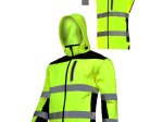 Striukė LAHTI PRO, su atsegamomis rankovėmis, gero matomumo, geltona spalva, 2XL dydis, CE