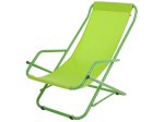 Pliažo kėdė PATIO Riposo, sulankstoma, tekstilė, plienas, apkrova iki 100 kg