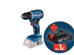 Akumuliatorinis suktuvas BOSCH Professional GSR, 18V-45 SOLO, sukimo momentas 21-45 Nm, 13 mm griebtuvas, 06019K3200, be akumuliatoriaus ir kroviklio