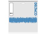 Tinklo kabelis DELTACO TP-615, kabelio ilgis 15 m, U/UTP Cat6 patch kabelis, 250MHz, Delta sertifikuotas, LSZH, pilkos sp.