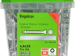 Sraigtai ESSVE WING, 4,8 x 38 mm, TX, CorrSeal padengimas, 250 vnt.
