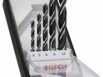 Grąžtų komplektas medienai BOSCH Robust Line, 4, 5, 6, 8, 10 mm