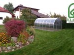Šiltnamis KLASIKA Arkinis, 12 m2, su pamatu ir 4 mm polikarbonatine danga, 3 x 4 m, arkos formos