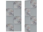 Sienų plokštė PUFFIN Trends 45 Pk, spl. Willow Print Mono light blue, 450x450x37 mm, dekoratyvinė, tekstilinė