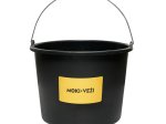 Plastikinis kibiras MOKI VEŽI, 20 l,  juodas