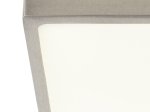 Lubinis LED šviestuvas GLOBO Vitos, paviršinis, 15W, 230V, 1700 lm, 4000K, kvadratinis, aliuminio sp., 145 x 145 x 26 mm, 12367-15