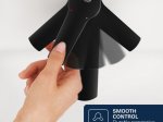 Praustuvo maišytuvas GROHE QUICKFIX START EDGE, su dugno vožtuvu, S-dydis, juoda matinė spalva, 233422431