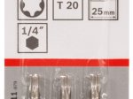 Sukimo antgalis BOSCH Torx, T20/l=25 mm, 3 vnt.
