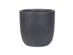 Keraminis lauko vazonas Ombra II, tamsiai pilkos sp., 43 x 43 x 43 cm.