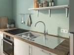 Plautuvės maišytuvas GROHE QuickFix Start Classic, C formos, chromas, 31553001