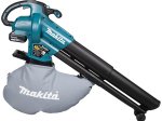Akumuliatorinis pūstuvas - siurblys MAKITA DUB187T002, 18 V, maks. oro srautas 4,2 m³/min, bešepetėlis variklis, svoris 3,7 kg, 25 l maišas, komplekte 5,0 Ah akumuliatorius ir DC18RC pakrovėjas