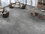 Akmens masės plytelės FOUR TILE Oxido Dark Grey, 80 x 80 x 0,9 cm, 1,280 m2/dėž., rektifikuotos, glazūruotos, matinės, spl. t.pilka