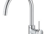 Plautuvės maišytuvas GROHE QuickFix Start Classic, C formos, chromas, 31553001