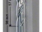 Grąžtas metalui BOSCH, 6 x 98 mm 1/4", 1vnt.