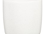 Kambarinis keraminis vazonas SCHEURICH (900/21), baltos sp., vazono skersmuo 21 cm.