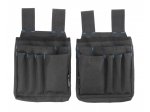 Įrankių dėklas - kišenė HOGERT WORKWEAR Elta, juoda spalva