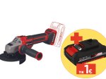 Akumuliatorinis kampinis šlifuoklis EINHELL TP-AG 18/125 CE Q, Li-Solo, 18 V, 125 mm, be akumuliatoriaus ir kroviklio