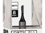 Pirštinė freza BOSCH HM, B=3 mm, l=8 mm, kotas 8 mm