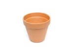 Keraminis lauko vazonas, terakota sp., 13 x 13 x 11,5 cm.