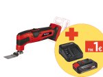 Akumuliatorinis daugiafunkcinis įrankis EINHELL TC-MG 18 Li, Solo, 18 V, Li-ion, svoris 0,88 kg, be akumuliatoriaus ir kroviklio