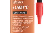 Karščiui atsparus hermetikas PENOSIL Hightemp Sealant, 1500°C, silikatinis, juodas, 280 ml