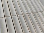 Natūralaus akmens  mozaika MONA MOSAICS  TCM10, 298 x 298 x 13 mm, 6 vnt./dėž., spl. baltas kvarcas