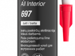 Akriliniai klijai PENOSIL Speedfix All Interior 697, 290 ml, balti