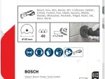 Daugiafunkcinio įrankio pjūklelis BOSCH, Promoline ACZ 85 MT4