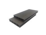 Medienos ir plastiko kompozito terasinė lenta WPC Sy-146H24, dark grey spalva, matmenys 24x146x3000mm, 1 lenta - 0,438 m2
