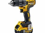 Akumuliatorinis suktuvas ir kampinis šlifuoklis DEWALT, DCK2020P2T-QW, 18 V, 2 x 5,0 Ah akumuliatoriai, kroviklis, lagamine