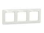Rėmelis SCHNEIDER 10-1-Sdd311803, SEDNA Design, 3 vietų, baltos spalvos