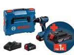 Akumuliatorinis suktuvas BOSCH Professional GSR 18 V-65, 18 V, komplekte 2 x 5,0 Ah akumuliatoriai ir kroviklis, lagaminas, 06019N3203