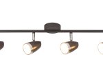 Kryptinis šviestuvas RABALUX Karen, LED, 4 x 4W, 230V, 3000K, 4 x 280 lm, IP20, metalas su plastiku, antracito sp., 605 x 160 x 80 mm, 6515