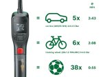 Akumuliatorinė oro pompa BOSCH Green EasyPump, maks. Slėgis 150 psi