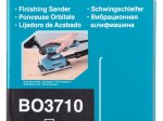 Elektrinis vibracinis šlifuoklis MAKITA BO3710, galia 190 W, 93 x 228 mm, 11000 jud.