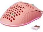 Belaidė žaidimų pelė DELTACO GAMING PM80, 70g svorio, RGB, SPCP6651, 400-4800 DPI, 1000 Hz, rožinės sp., GAM-120-P