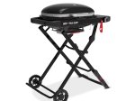 Dujinė kepsninė WEBER Traveler Compact, 88 x 55 x 86 cm, kelioninė, su ratukais, juoda