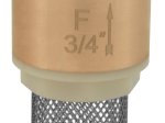 Atbulinis vožtuvas su filtru FERRO K23 1 1/4" F, su plast. uždarymo elementu, K18