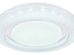 Išmanusis lubinis LED šviestuvas GLOBO Rada Smart Light, 28W, 230V, 3500 lm, 3000-6000K, su 2xAA el., pultu, dimer., su atmint., chromas, 480x70 mm, 483111-28SH