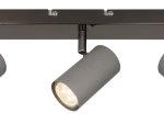 Kryptinis šviestuvas GLOBO Robby, GU10, 3 x 25W, 230V, pilkos sp., 410x100x120 mm