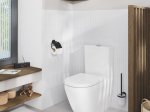 Klozetas GROHE EURO CERAMIC 2.0, pastatomas, universalus pajungimas, be nuplovimo lanko, su Triple Vortex nuleidimu, su lėtai nusileidžiančiu dangčiu, baltas, 102513SH00