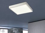 Lubinis LED šviestuvas GLOBO Vitos, paviršinis, 15W, 230V, 1700 lm, 4000K, kvadratinis, aliuminio sp., 145 x 145 x 26 mm, 12367-15